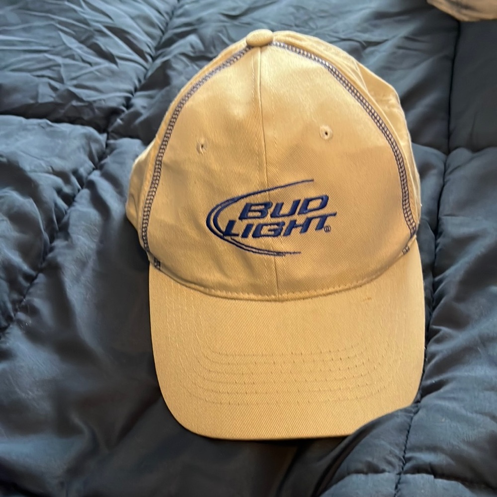 Bud light Velcro back hat